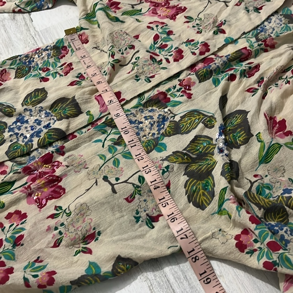 Free People Latimer Kimono In Neutral Combo Size XS NWT - Picture 7 of 11
